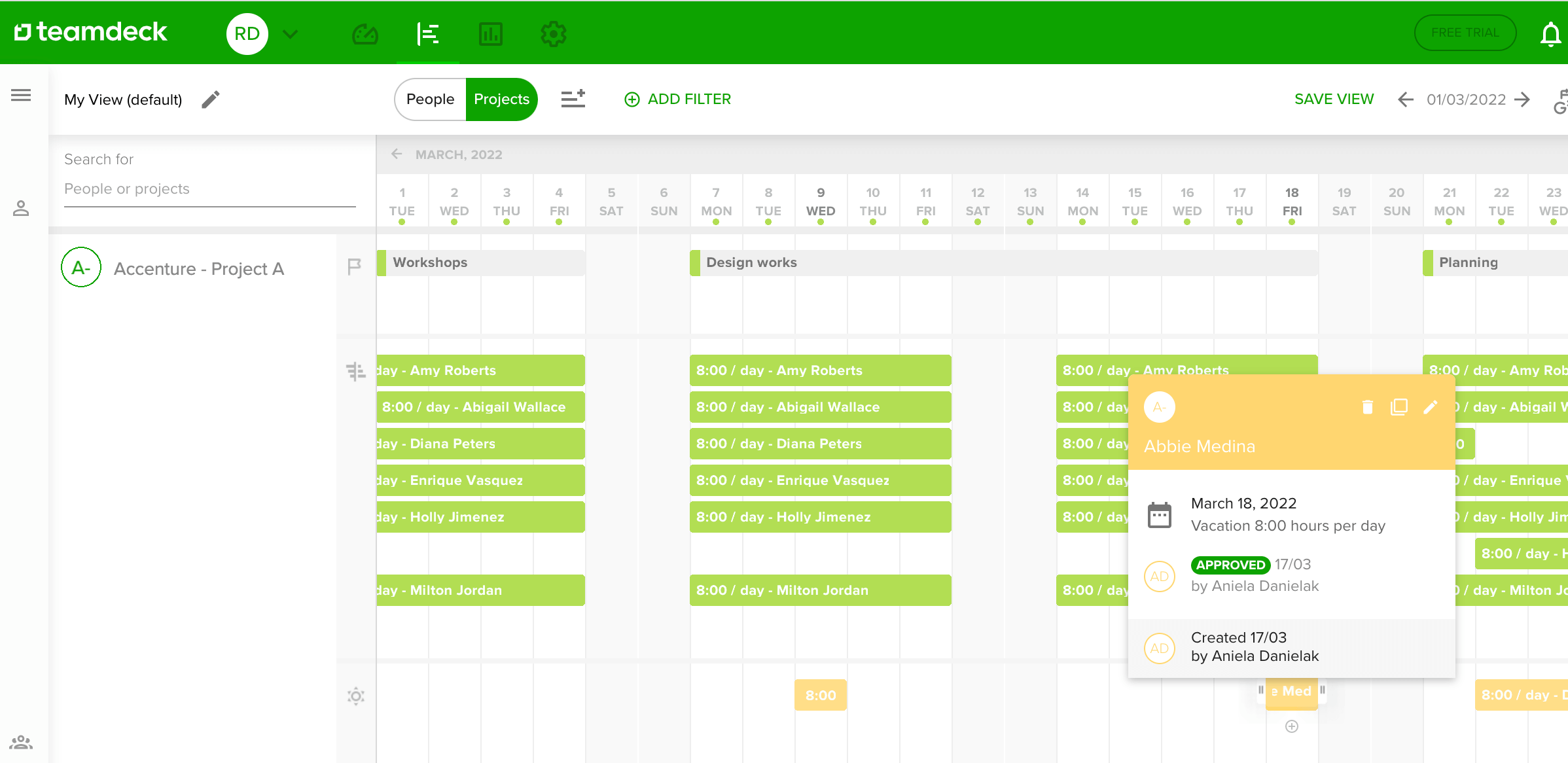 Best resource capacity planner in use