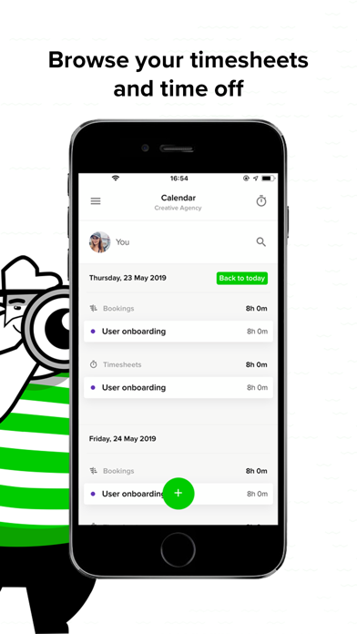 Teamdeck Mobile timesheets