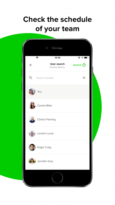 Teamdeck Mobile leave and schedule